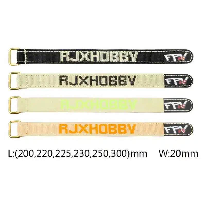Модный новый дизайн 2 шт. RJXHOBBY 200 400 мм нескользящий ремешок для аккумулятора