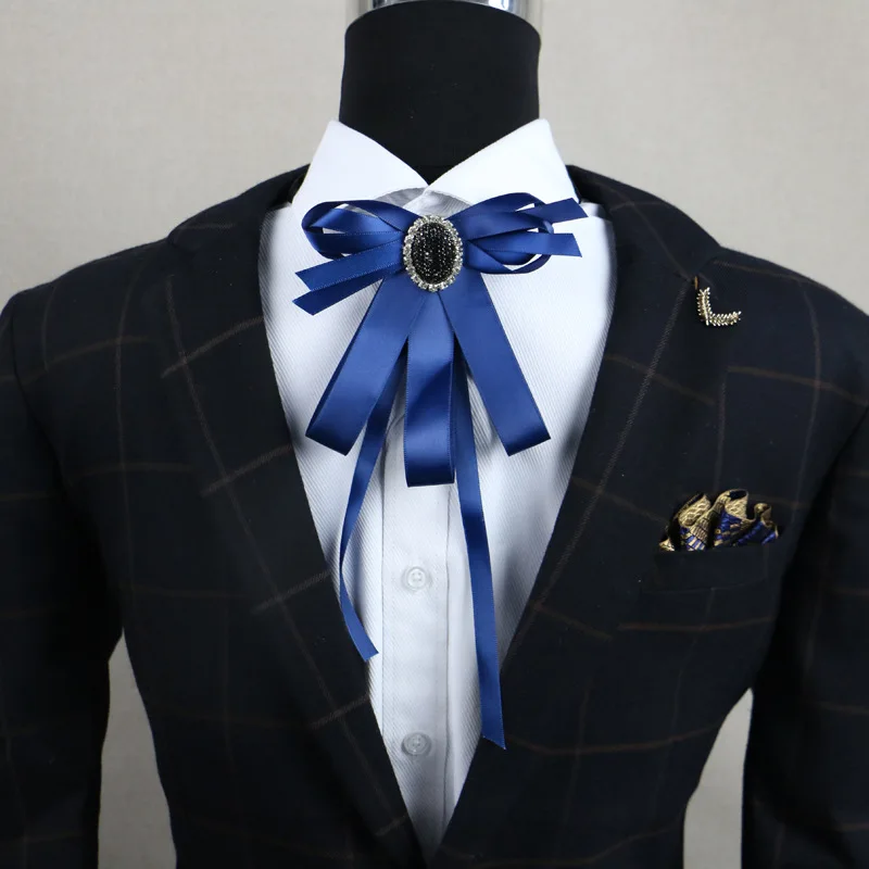 2019 New Men's Formal Wear Wedding Host Bow Korean Version Of The European Groom's Tie Newlyweds Couple Dress | Аксессуары для