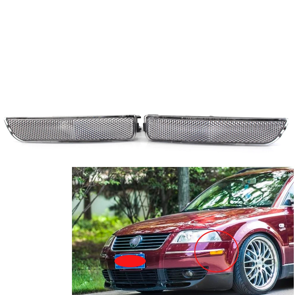 Подходит для 2001-2005 VW Passat B5.5 бампер водитель пассажир Боковой габаритный фонарь