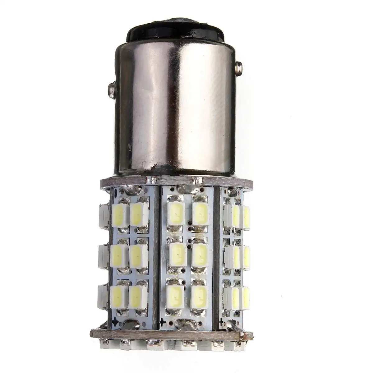 CLAITE BAY15D 1157 Белый автомобиль Хвост Стоп тормозной фонарь лампа 64 SMD светодиодный