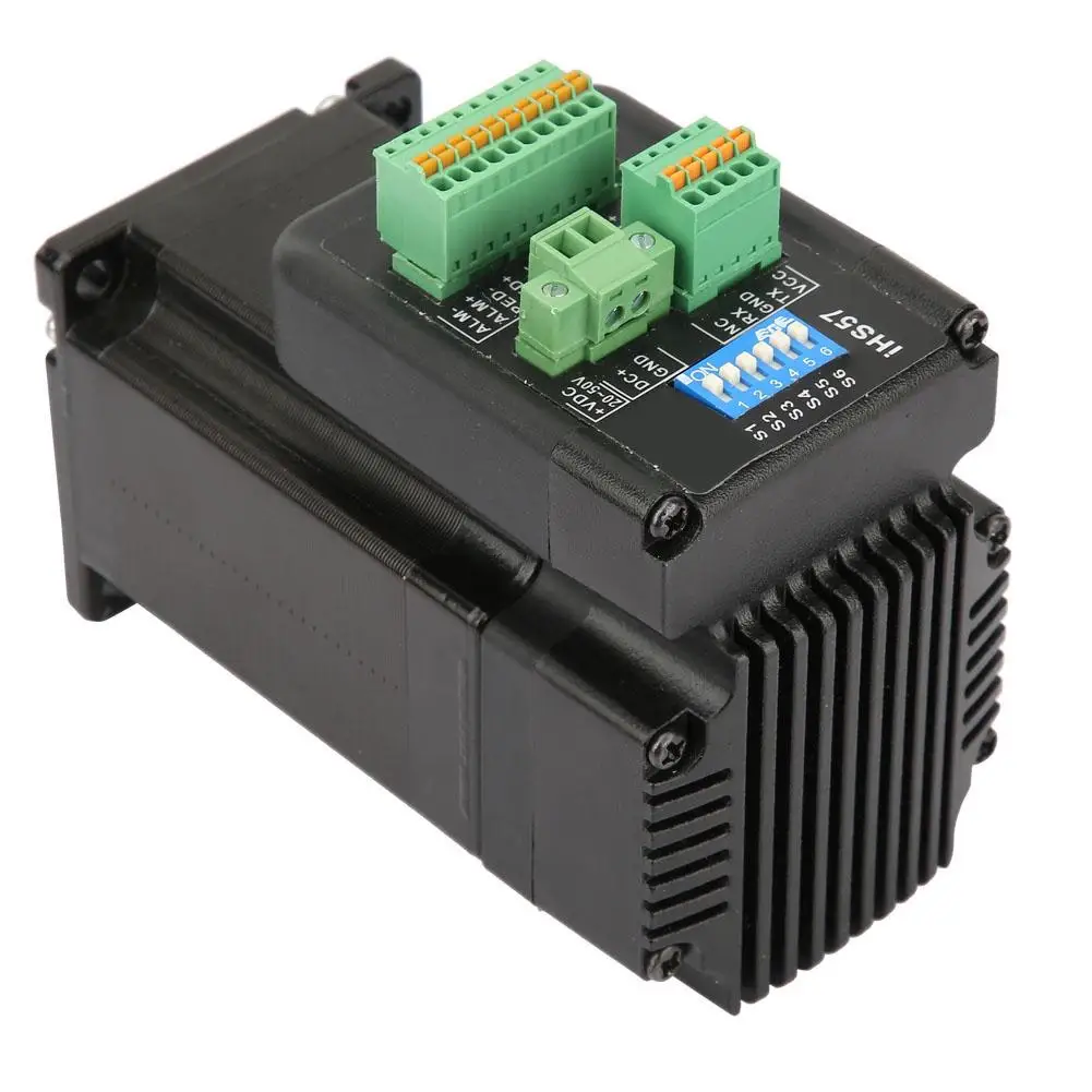 Интегрированный цифровой шаговый двигатель DC36V 4A с открытым контуром для