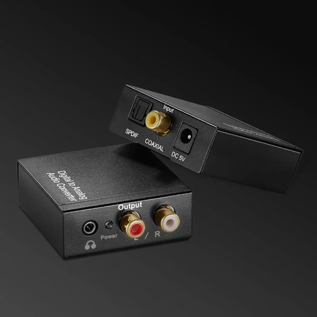 Прочный Цифровой оптический коаксиальный аналоговый RCA 96 кГц Toslink аудио