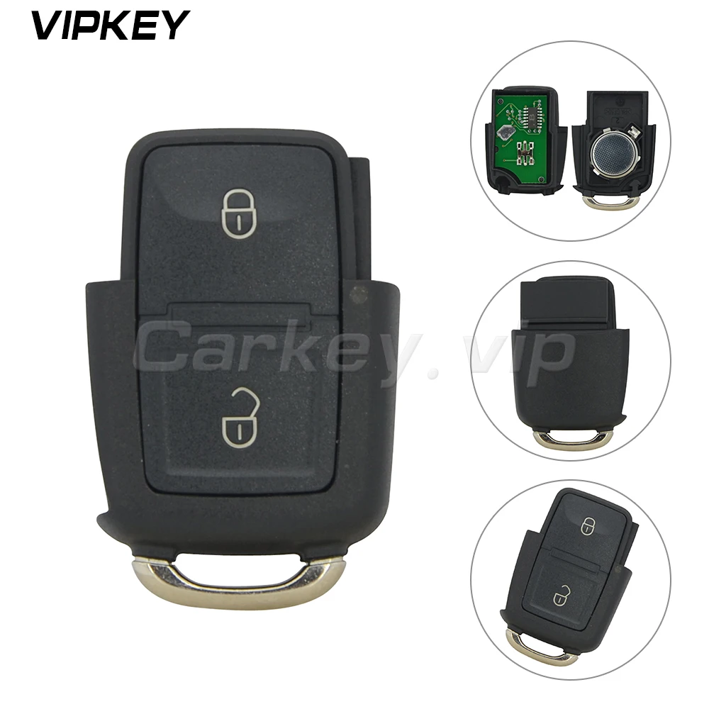 

Remotekey 2 Button 1J0 959 753 N Remote Key Part 1J0959753N 433MHZ For Volkswagen VW Bora Golf Passat for Seat for Skoda