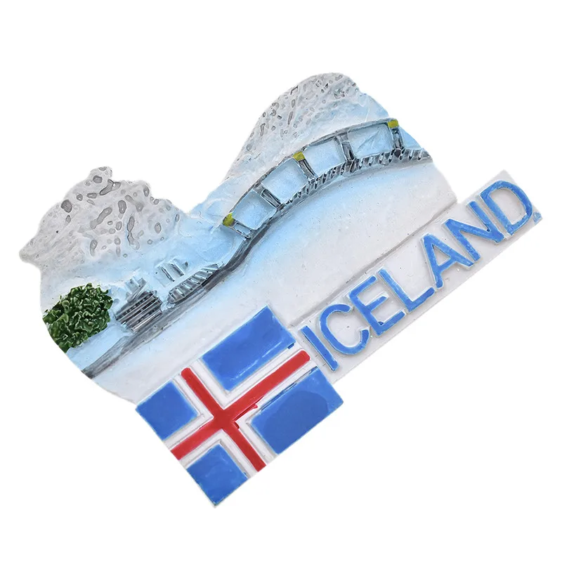 Iceland Science магниты на холодильник знаменитый пейзаж буквы наклейка сувенир