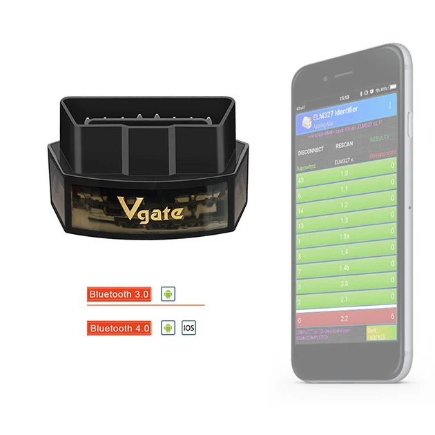 Vgate iCar Pro Bluetooth 4.0 ELM327 OBD2 Car Diagnostic Scanner For Android iOS |
