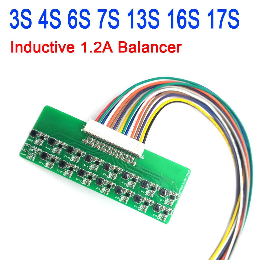 3 S 4S 6 7 13 16 17 Li Ion Lipo Lifepo4 LTO литиевая батарея активный эквалайзер балансировочная