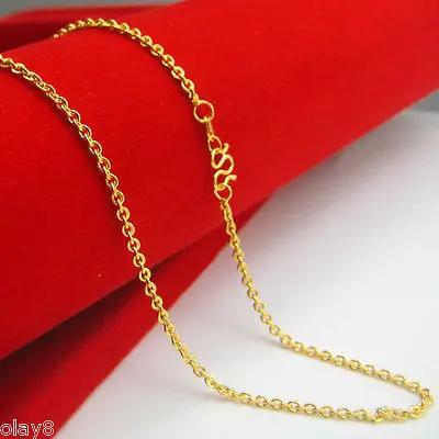 

Цепочка из желтого золота 999 пробы, 24 карата, 2,8-3g-16,5 дюйма