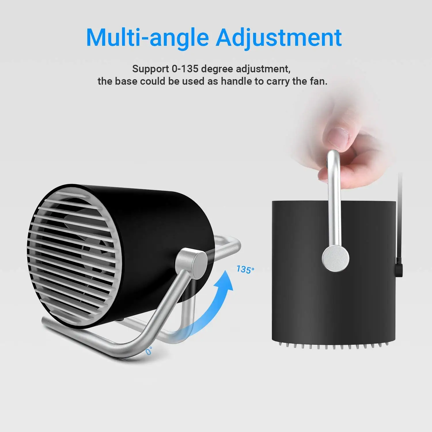 Маленький Персональный usb вентилятор портативный настольный мини с двумя