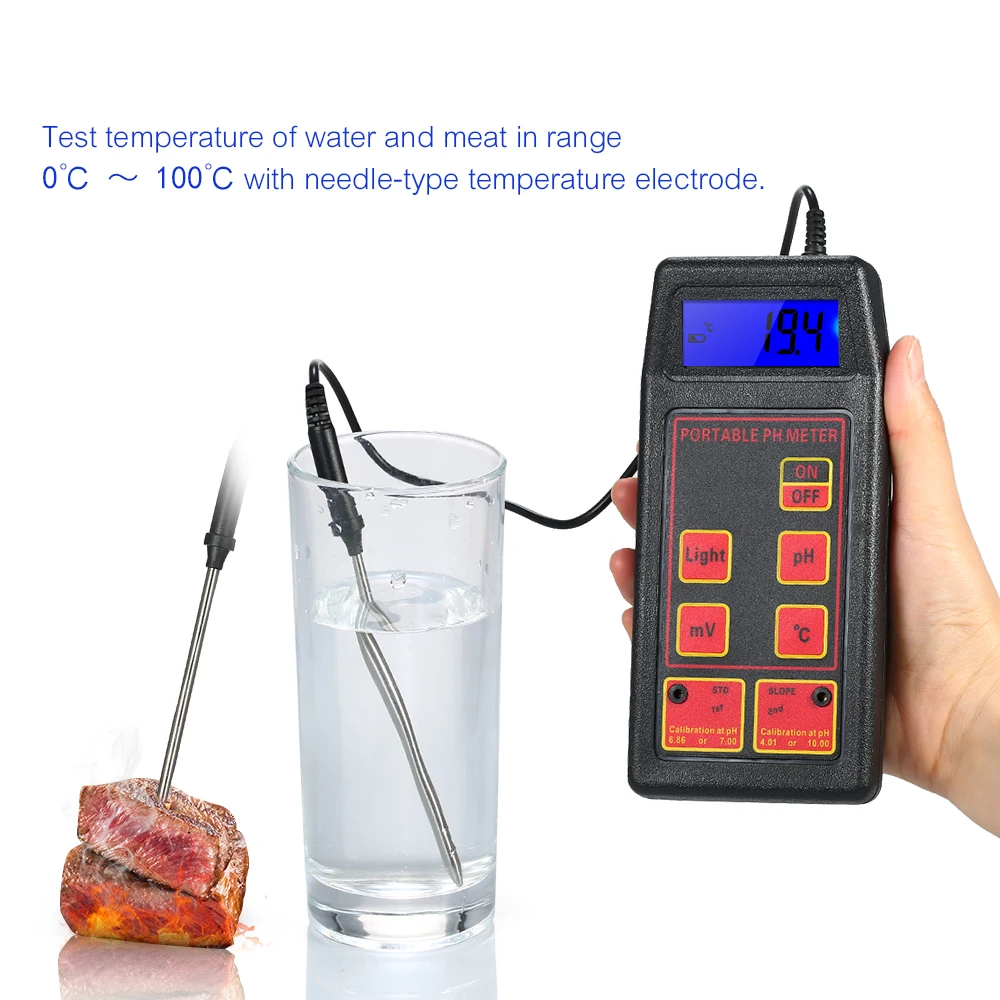 

Портативный профессиональный тестер качества воды 3 в 1, многопараметрический измеритель PH/ORP/TEMP, детектор воды