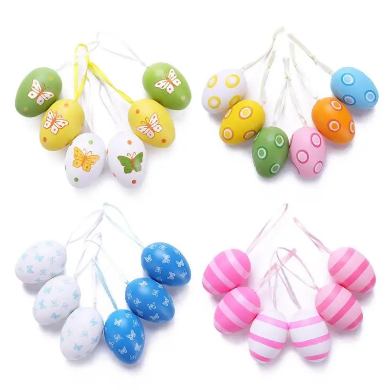6 шт. пластиковые пасхальные яйца-Подвески | Игрушки и хобби