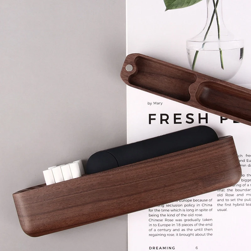 Магнитный притягивающий твердый деревянный ящик для Iqos Box 20 шт. держатель сигарет
