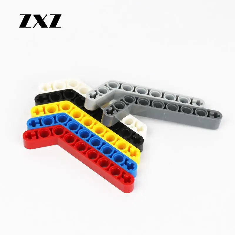

Технический луч, 1x9, изогнутый (7-3), 20 шт., толстый, MOC, просветить, строительные блоки, игрушки для детей, детали технических лучей 32271
