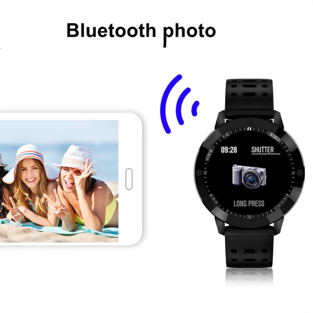 Sporch CF58 IP67 водонепроницаемые умные часы 1 3 дюймов ips монитор сердечного ритма во
