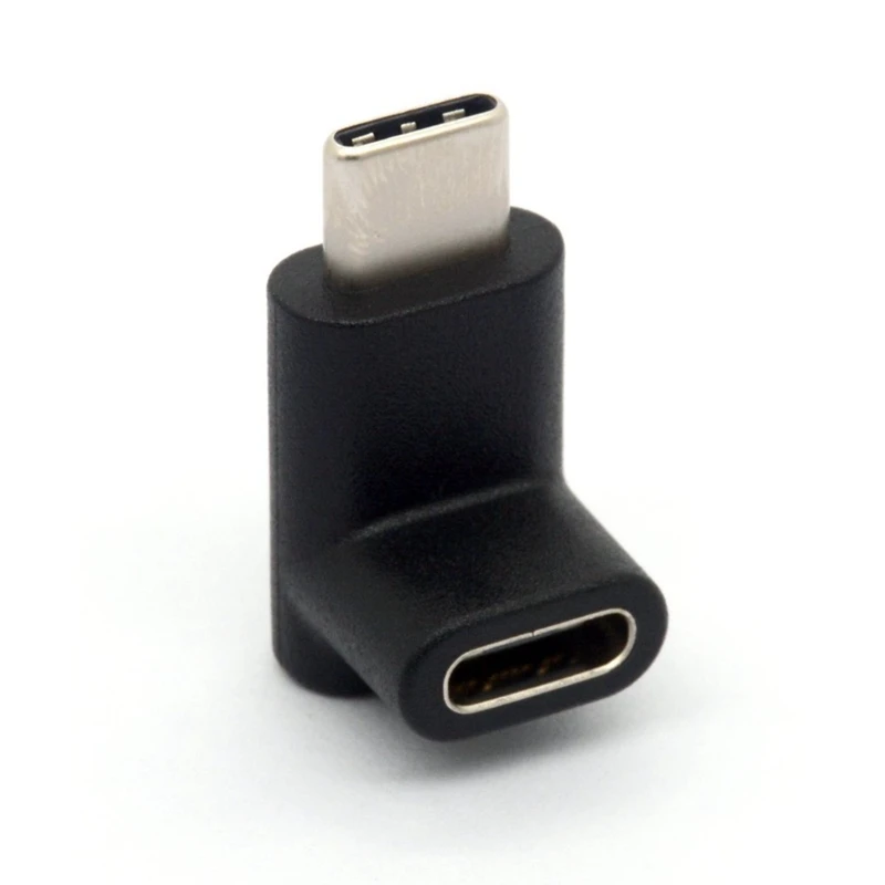 Адаптер типа C с углом 90 градусов адаптер USB Папа-мама угловой поворота вверх и