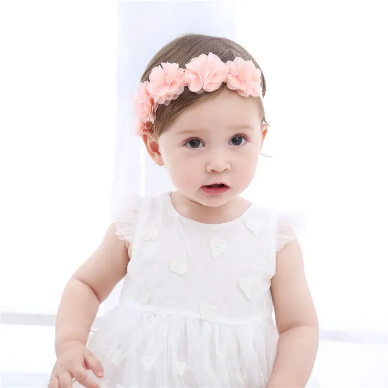 Cute Lace Flower Kids Baby Girl Toddler Headband Hair Band Headwear Accessories | Детская одежда и обувь