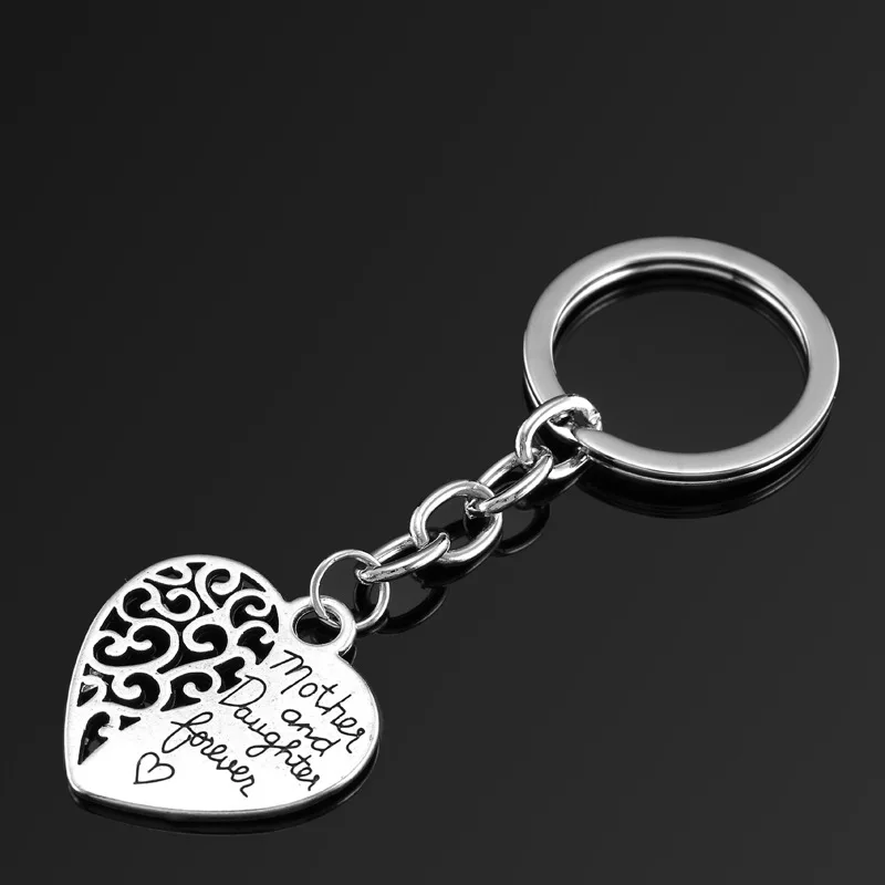 Одежда для мамы и дочки колько Forever Love выбитое сердечко кольцо ключей хороший