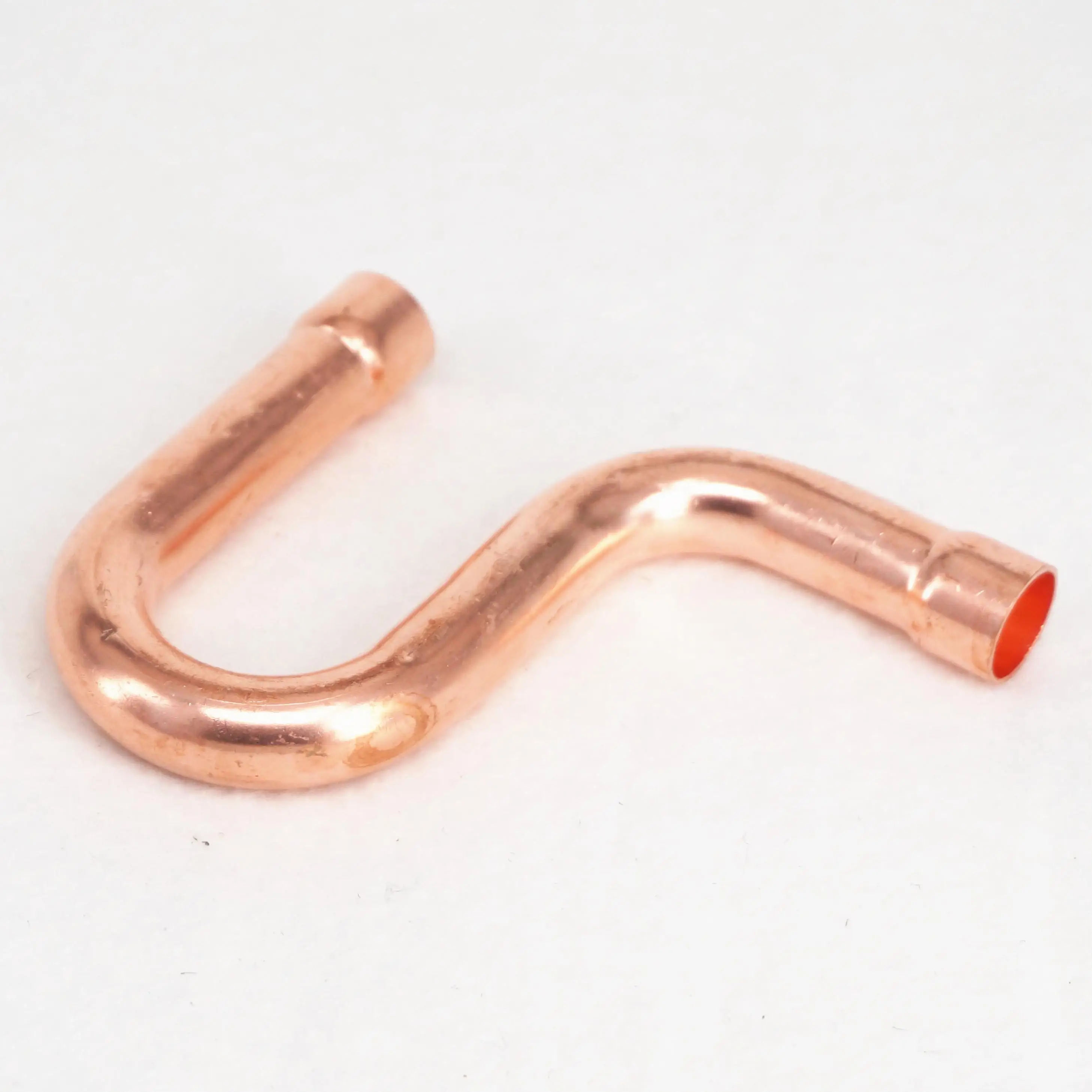 

16x1.0mm Inner Diameterx Wall Thickness Copper End Feed P Trap Pipe Fitting Plumbing For Gas Water Oil