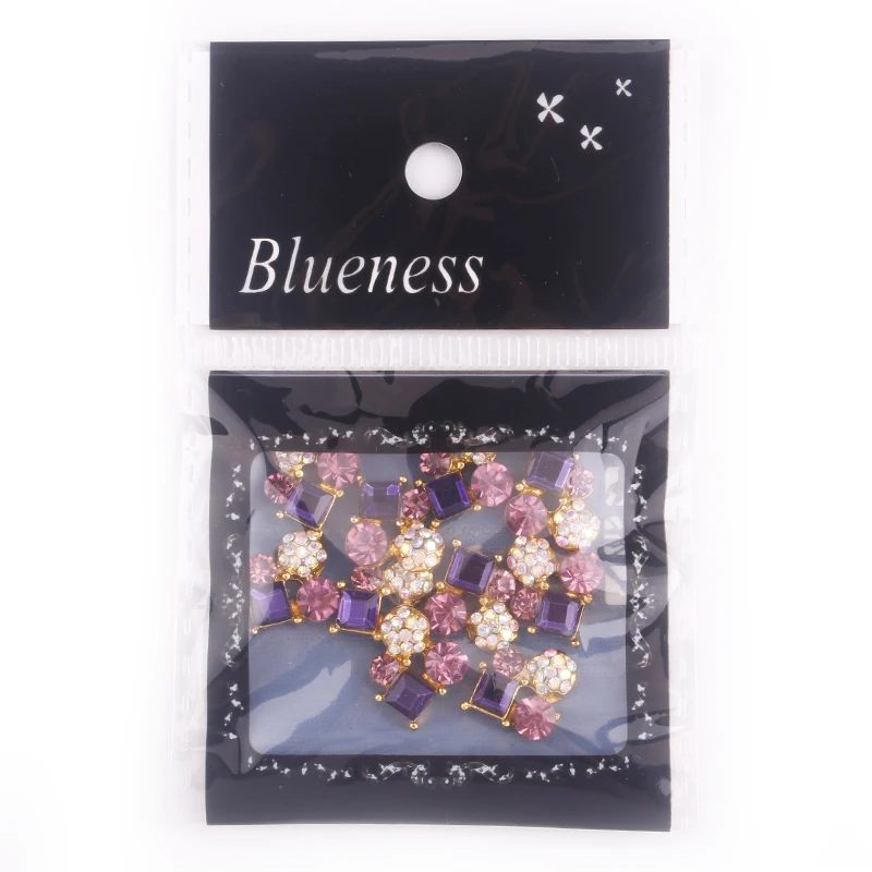 Blueness 10 шт 3D Золотой сплав для маникюра художественные украшения сделай сам
