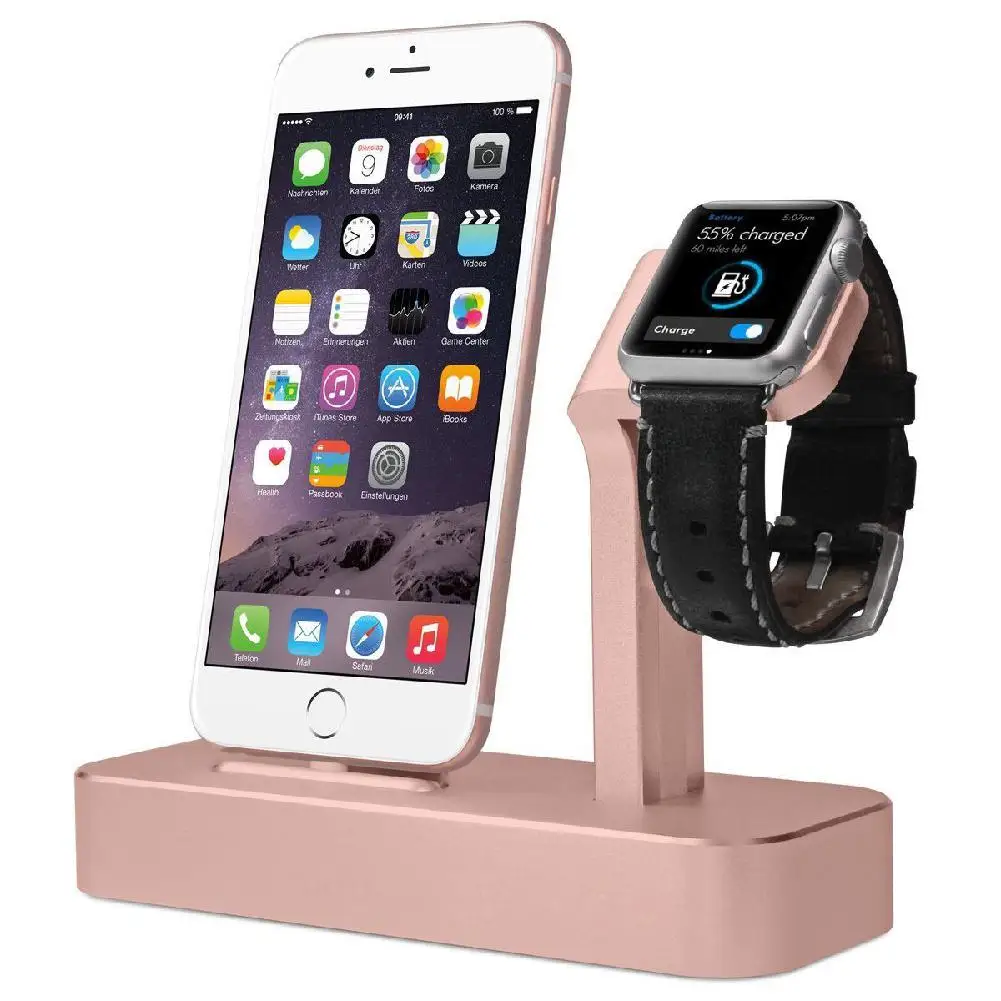 Вертикальная зарядная док станция для Apple Watch Series 4 3 2 1 iPhone r20|Подставки и