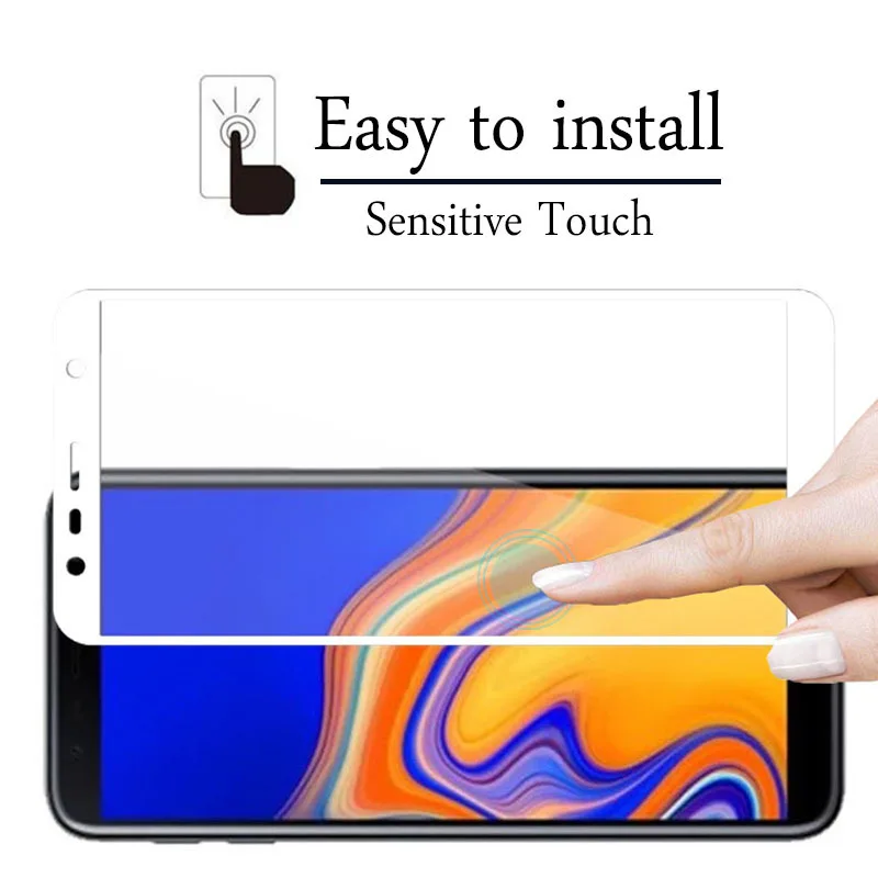 Закаленное 3d-стекло с полным покрытием для Samsung Galaxy J6 Plus защита экрана 9H Защитная