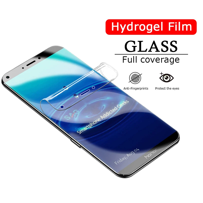 20D Гидрогелевая пленка на весь экран для Huawei Honor 10 9 8 Lite 7X 9i 8X nova 2 3 3i защитная не