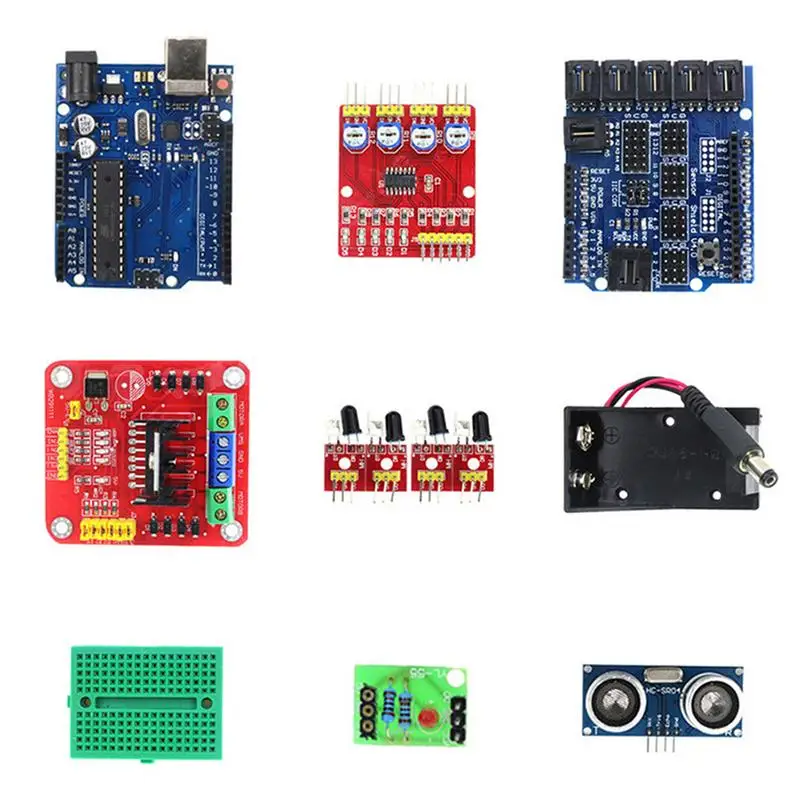 DIY пульт дистанционного управления автомобиля умный Bluetooth 4WD макетная плата
