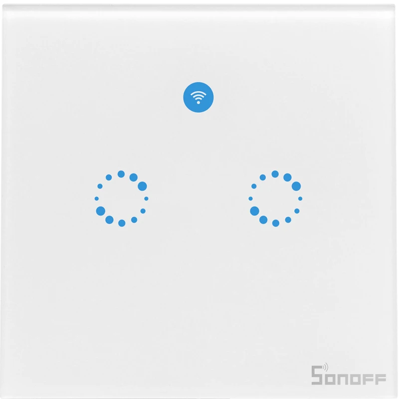 Фабрика Sonoff T1 UK умный Wifi настенный выключатель 433 RF приложение управление Умный