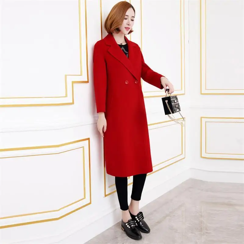 Узкие Elegantes Roupa Campera 2018 Abrigo Tapado де Mujer Invierno зимние женские корейские кашемировый