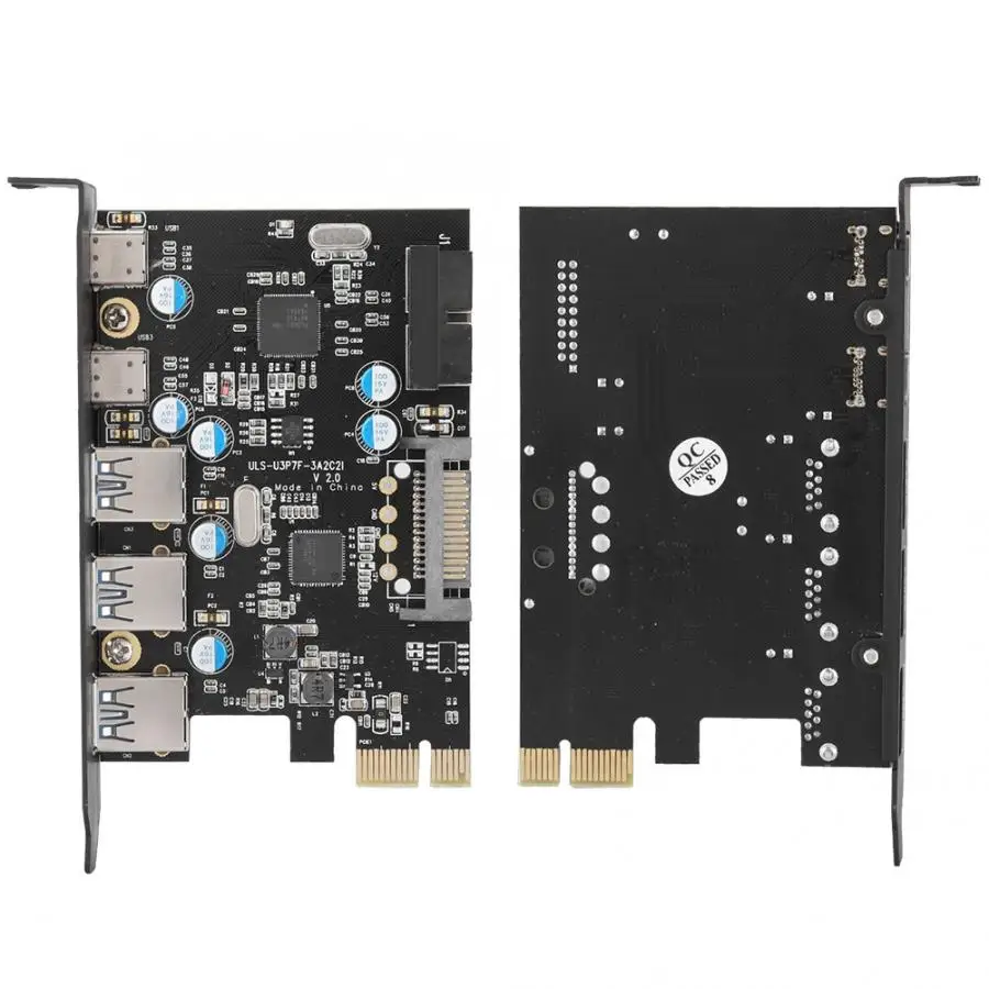 Многофункциональный PCB 5 портовый USB 3 0 Type C к PCI E карта расширения адаптер 2019|Платы