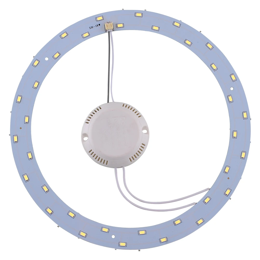 

18W 36Leds 12w 24led LED Ring Panel Circle Light Round Ceiling Board AC220V SMD 5730 LED Circular Lamp Board Pure White