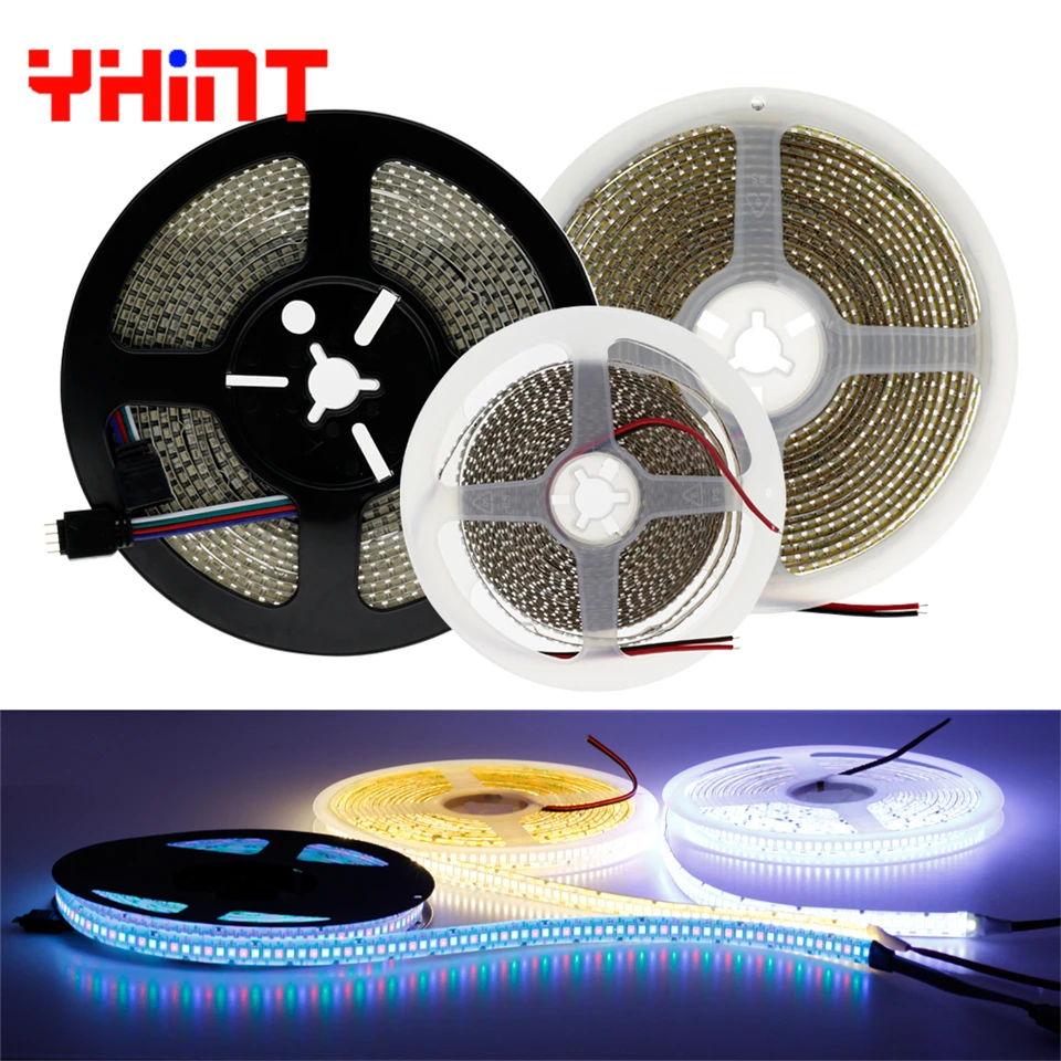 Светодиодная лента 3528 теплый белый SMD 240 LED/m RGB 234 IP65 Водонепроницаемый DC12V гибкий