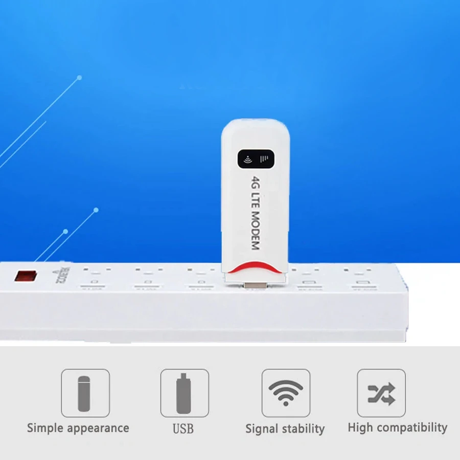 4G Портативный Fdd Lte Мобильный Wi-Fi Usb модем-роутер 100 м полоса 1/3 ключ слот для