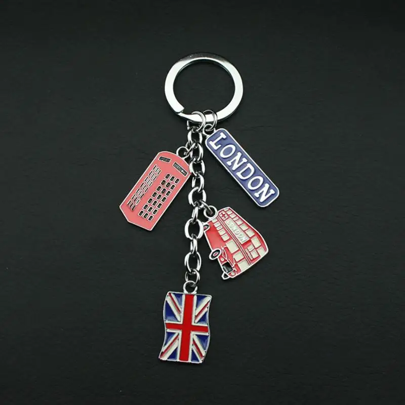 UK Flag Metal Keychain Souvenir Union Jack Keyring Car Bag Charms | Дом и сад