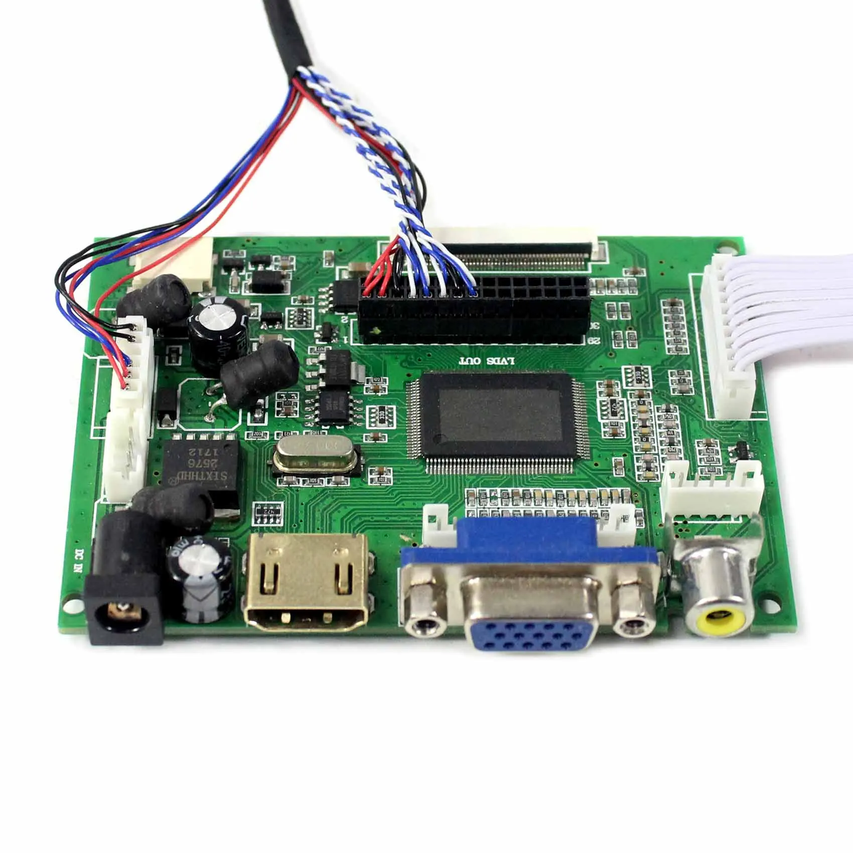 Плата драйвера ЖК дисплея HD MI VGA 2AV работает с экраном 10 1 дюйма B101EW05 или LP101WX1 SLP2