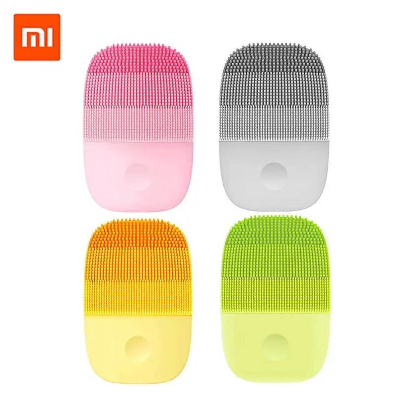Xiaomi Youpin inFace sonic Face глубокая Очищающая щетка водостойкая ультра звуковая Массажер для кожи IPX7 Силиконовое очищающее устройство