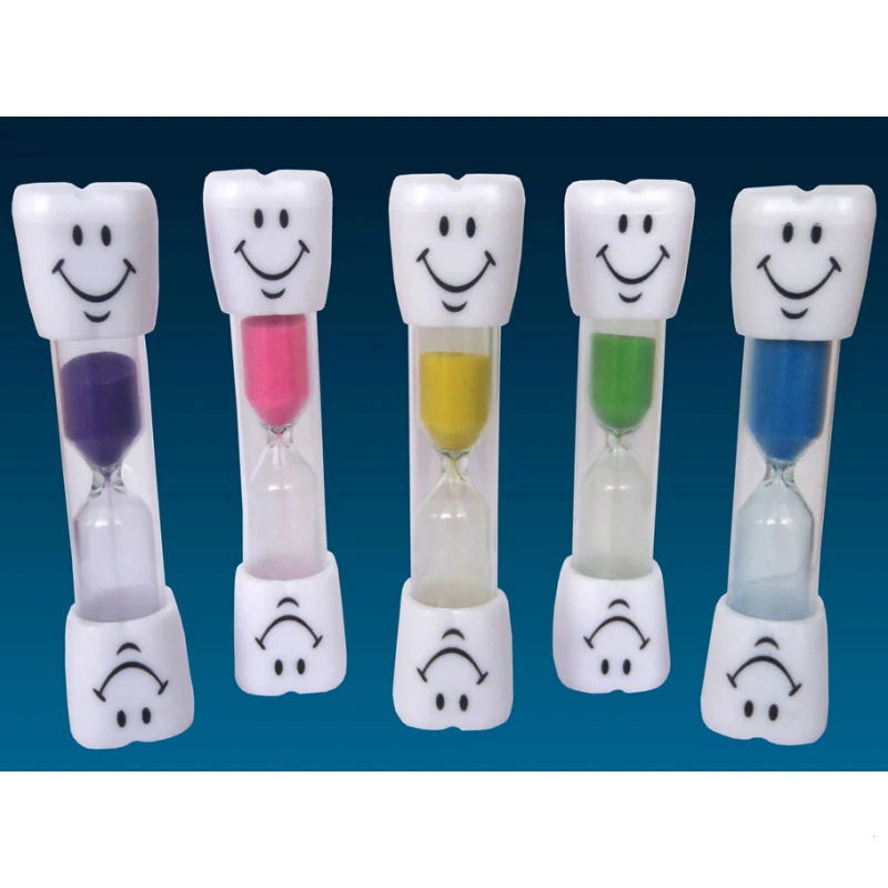 2 шт Новые Творческие дети таймер для зубной щетки 3 минуту улыбка песочные часы