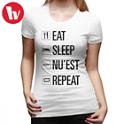 Женская футболка с коротким рукавом, с принтом