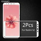 Закаленное 3d-стекло с закругленными краями для Xiaomi Redmi S2, защита экрана с полным покрытием для Redmi S2, зеркальная защитная пленка, 2 шт.