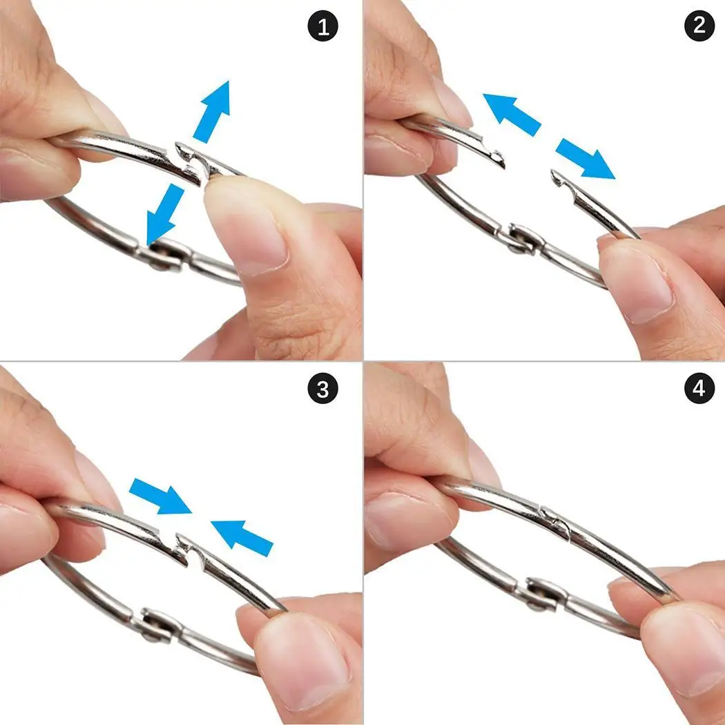 Прочная прочная застежка с застежкой свободное кольцо 8 см/3 1 дюйма