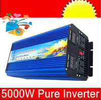 5000w peak 10000w pure sine wave inverter 60v dc to 220v 230v ac voltage converter