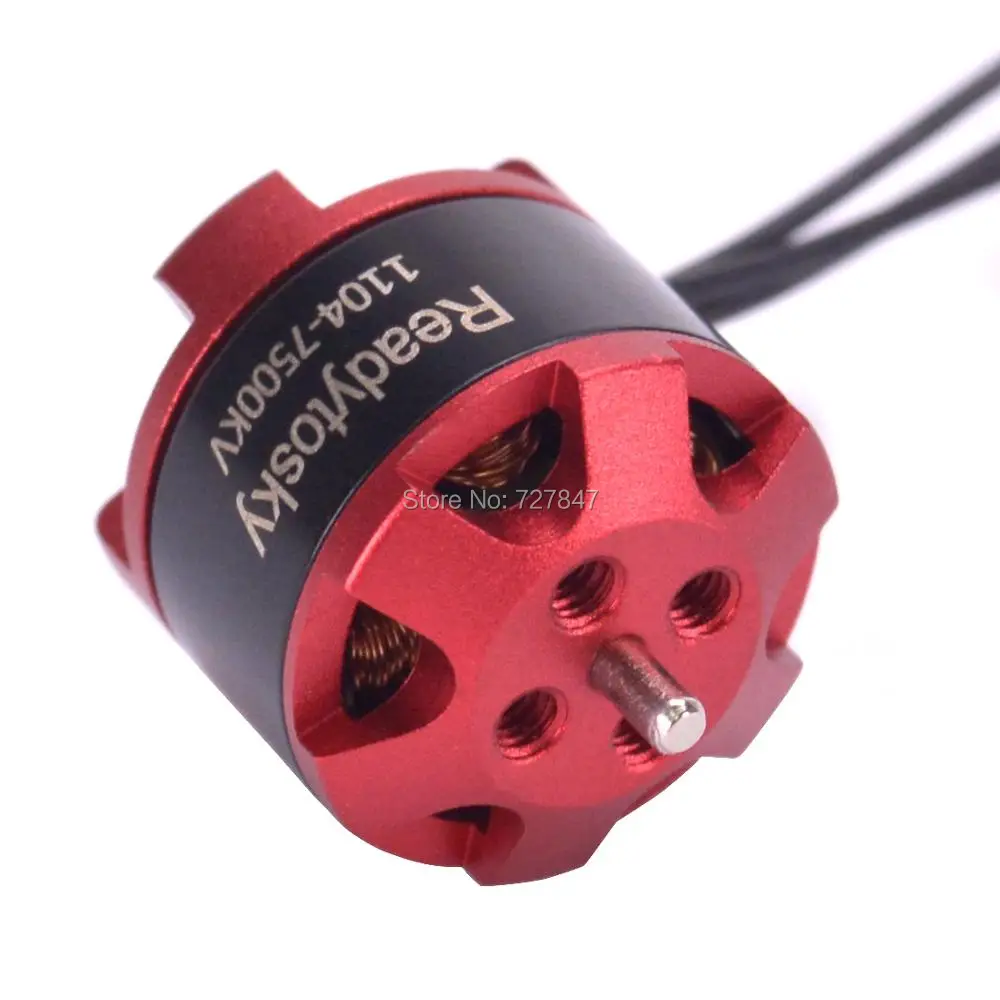 Новый 1104 7500kv 2 3s миниатюрный бесщёточный электродвигатель 2030 пропеллер для RC 80 90