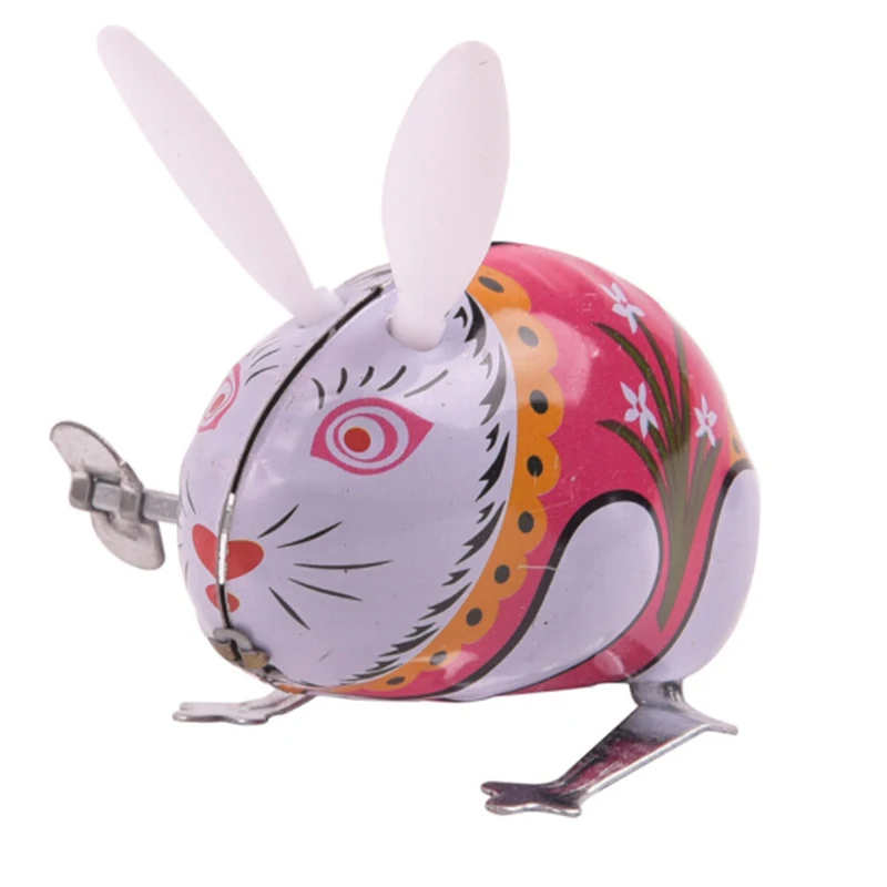 Винтажный Классический кролик/мышь/петух заводные игрушки Детский