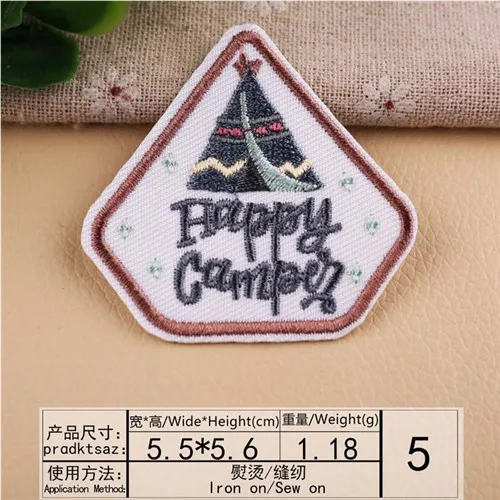 Kuke патч ткань геометрические вышитые патчи для одежды DIY Аппликация наклейки