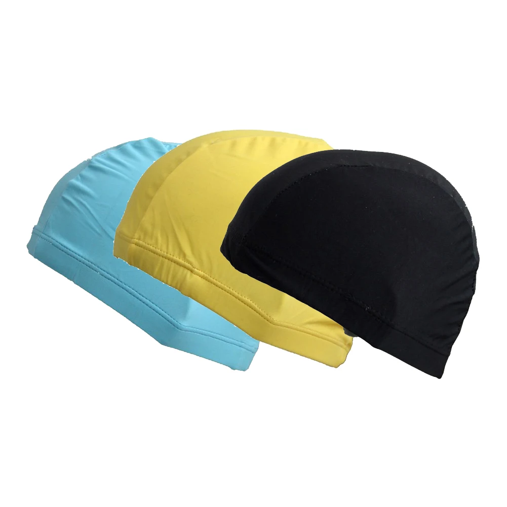 

New Fashion Unisex Pool Beach Swim Caps Waterproof Elastic Nylon Swimming Protecting Hat