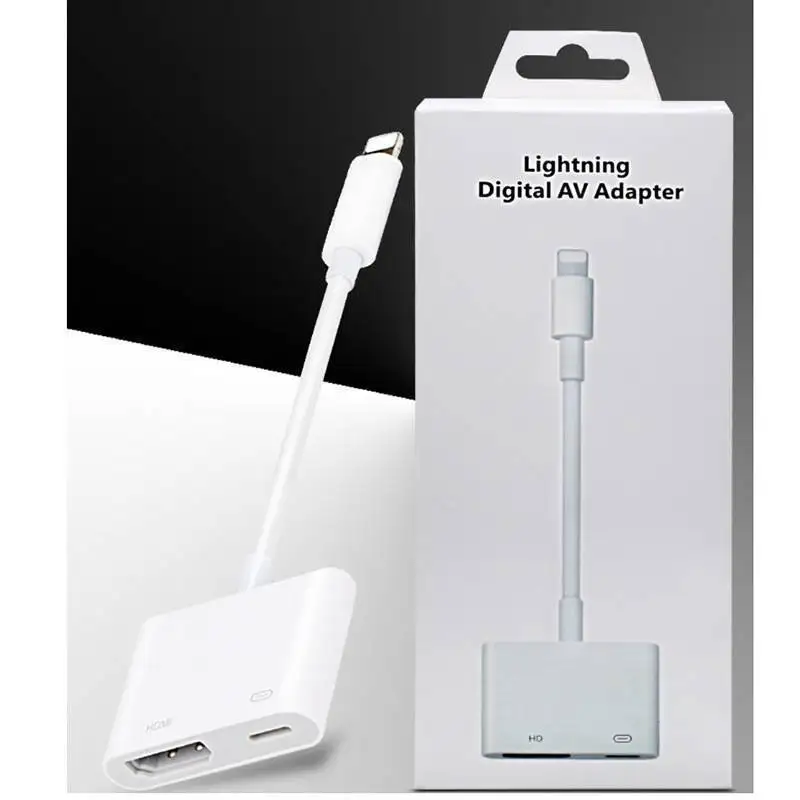 1080 P 8 контактный кабель адаптера Lightning HDMI tv AV для iPhone 6 S 7 Plus X|Кабели HDMI| |