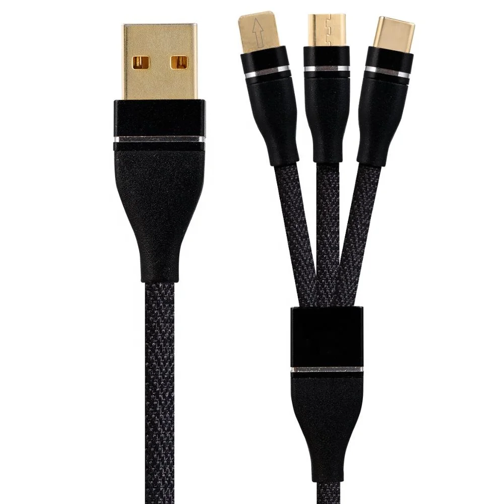 Длинный двухсторонний Удлинительный кабель mini micro usb 100 см со светильник