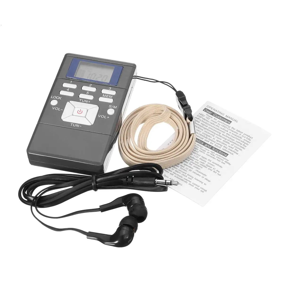 LEORY мини частотная модуляция радио цифровой обработки сигнала Светодиодный