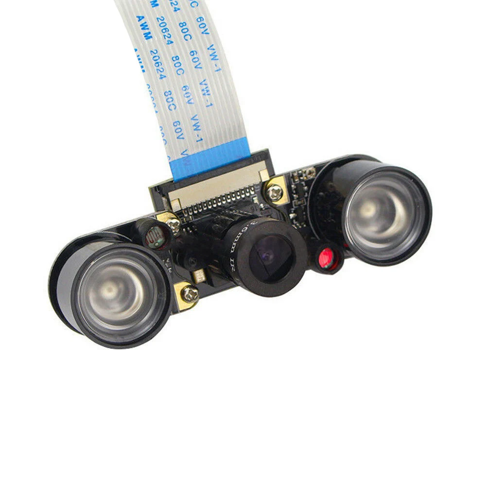 5 в 1 ИК Ночное Видимый 3 6 мм Fisheye Камера Ov5647 + держатель для Raspberry Pi 3B /3B|Веб-камеры| |