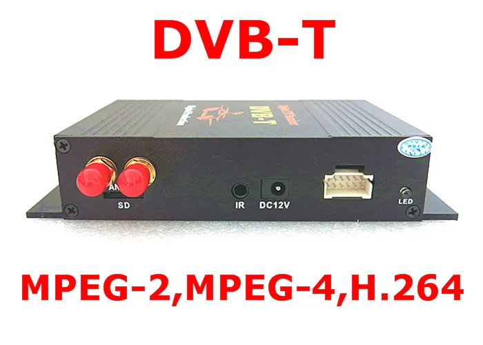 DVB T автомобиль 140 200 км/ч HD MPEG 4 2 чип две антенны Автомобильный цифровой ТВ тюнер