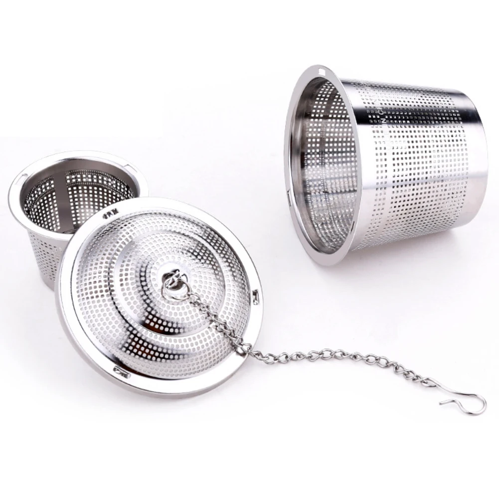 Нержавеющая сталь чай лекарственные травы горячий горшок приправа Infuser ситечко